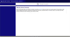 Desktop Screenshot of burton-technology.com