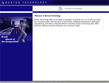 Tablet Screenshot of burton-technology.com